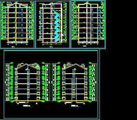 房地產開發中的住宅樓施工圖及戶型平面圖資源概述